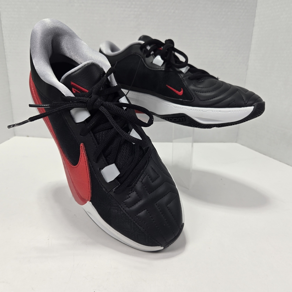 Nike Zoom Freak 5 Double Trouble Black and Red Sneakers Size M7.5 W9